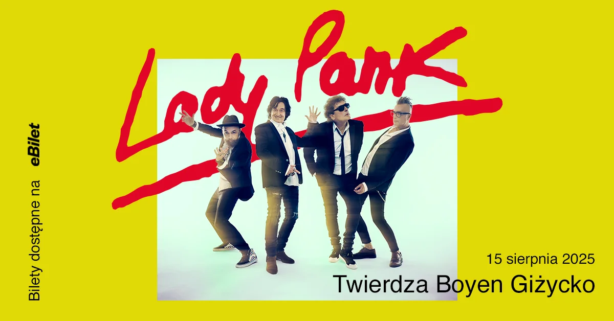 Grafika promocyjna wydarzenia Koncert Lady Pank w Twierdzy Boyen w Giżycku
