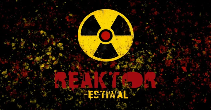 Grafika promocyjna wydarzenia REAKTOR — festiwal muzyczny i konkurs zespołów w Giżycku