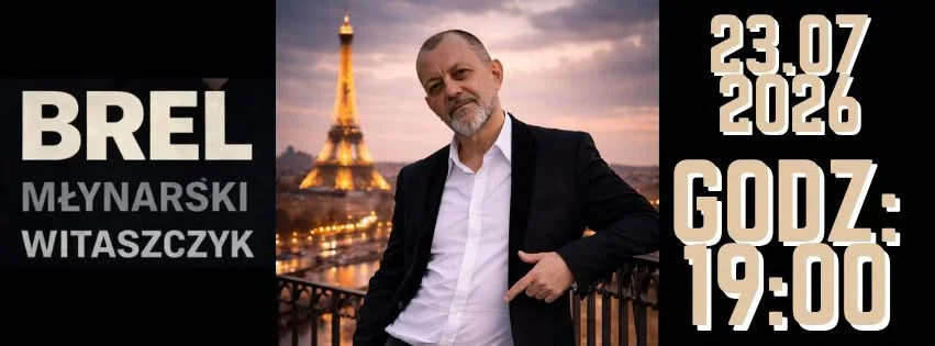 Grafika promocyjna wydarzenia Salut Brel – recital w Giżycku