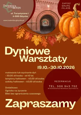 Dyniowe warsztaty w Twierdzy Boyen w Giżycku