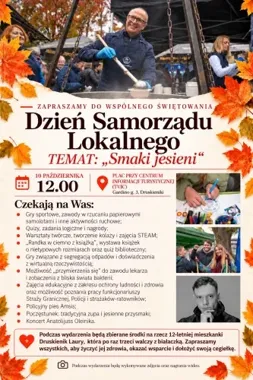 Grafika promocyjna wydarzenia Dzień Samorządu Lokalnego | Druskieniki