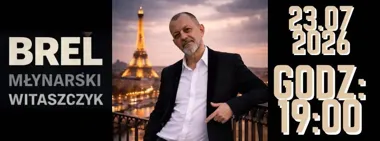 Grafika promocyjna wydarzenia Salut Brel – recital w Giżycku
