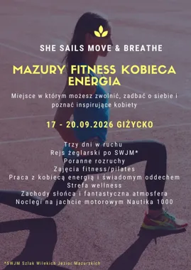 She Sails Move & Breathe: pilates na Mazurach