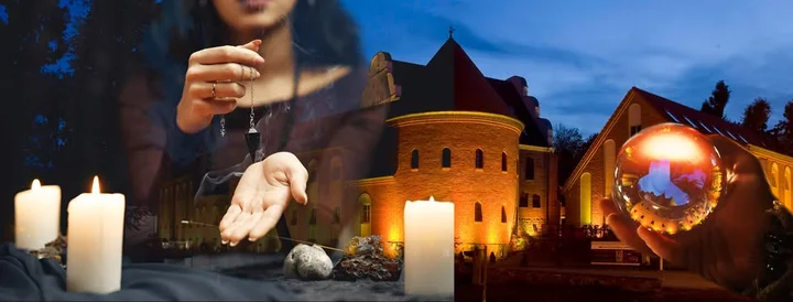 Obrazek przedstawia grafikę promocyjną wydarzenia Andrzejkowy weekend w Hotelu St. Bruno w Giżycku