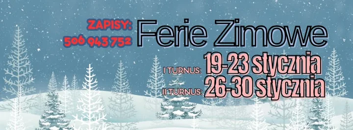 Grafika promocyjna wydarzenia Wystrzałowe Ferie Zimowe w Twierdzy Boyen w Giżycku