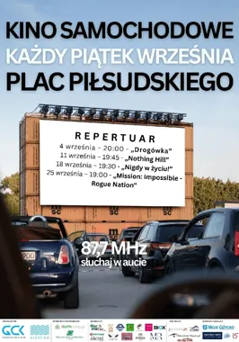 Wrześniowe kino pod gwiazdami rusza na Plac Piłsudskiego w Giżycku