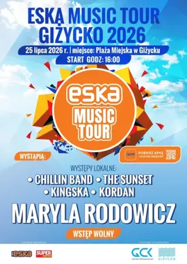 Maryla Rodowicz rozgrzeje giżycką plażę - lato nad Niegocinem z dużą muzyką
