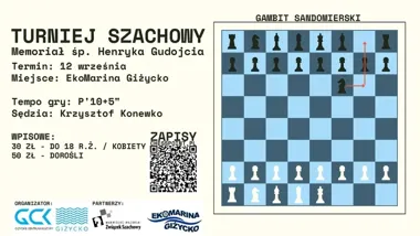 Szachy nad jeziorem - Memoriał Henryka Gudojcia w Giżycku