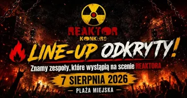 REAKTOR 2026 nabiera tempa - na Plaży Miejskiej zagra dziesiątka zespołów