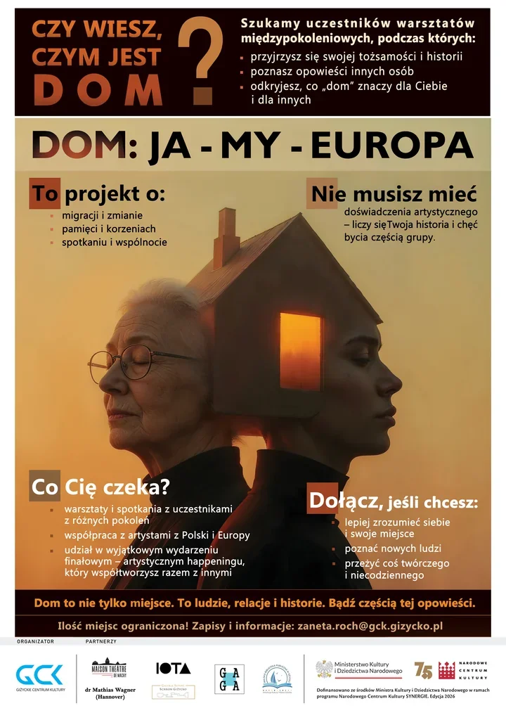 Dom, który łączy pokolenia - Giżycko rusza z projektem o pamięci i relacjach