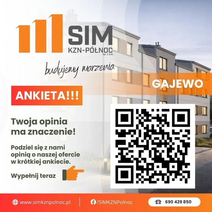 W Gajewie planują 27 mieszkań społecznych. Rusza ankieta dla chętnych