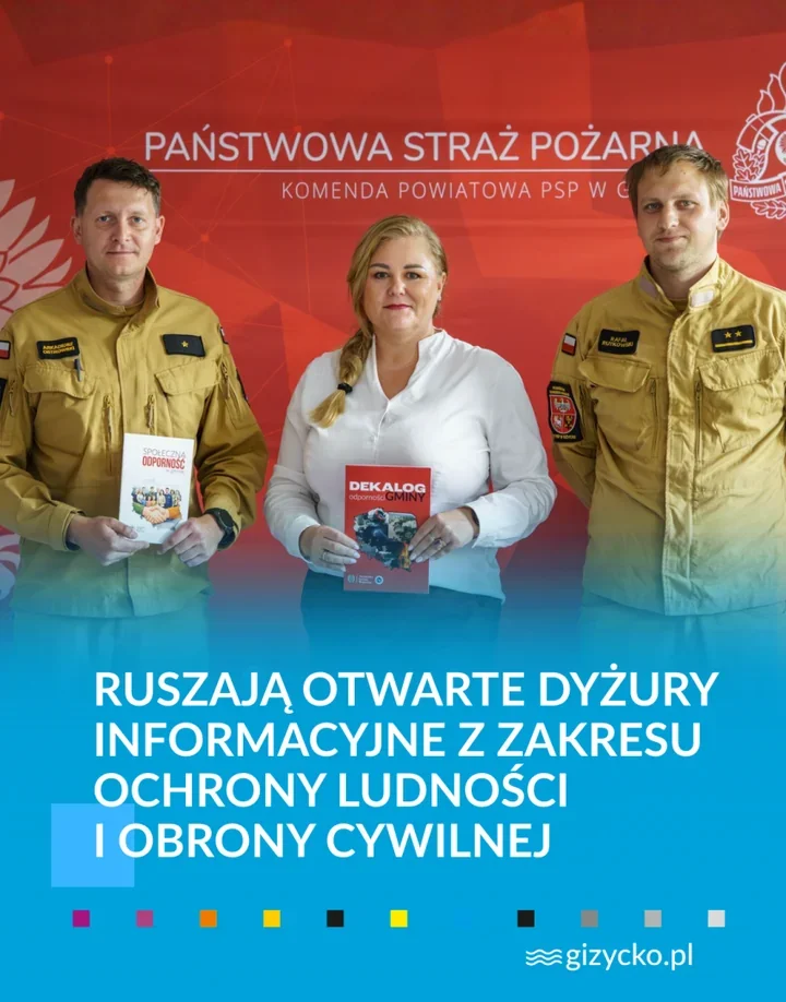 Eksperci czekają na pytania o bezpieczeństwo. Otwarty dyżur w Giżycku