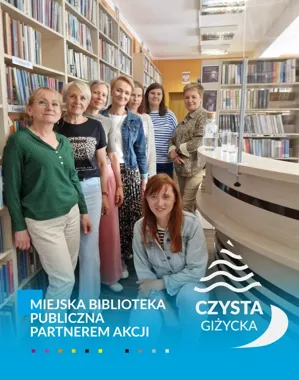 Giżycka biblioteka stawia na kranówkę. "Czysta Giżycka" zastępuje butelkowaną wodę