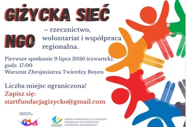 Giżycka Sieć NGO rusza z szkoleniami i spotkaniami dla aktywnych społecznie