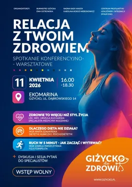 W Giżycku rusza cykl o zdrowiu bez mitów i bez kosztów