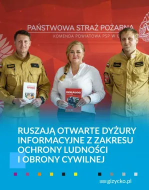 Eksperci czekają na pytania o bezpieczeństwo. Otwarty dyżur w Giżycku