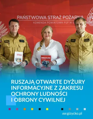 Eksperci będą odpowiadać na pytania o ochronę ludności w Giżycku