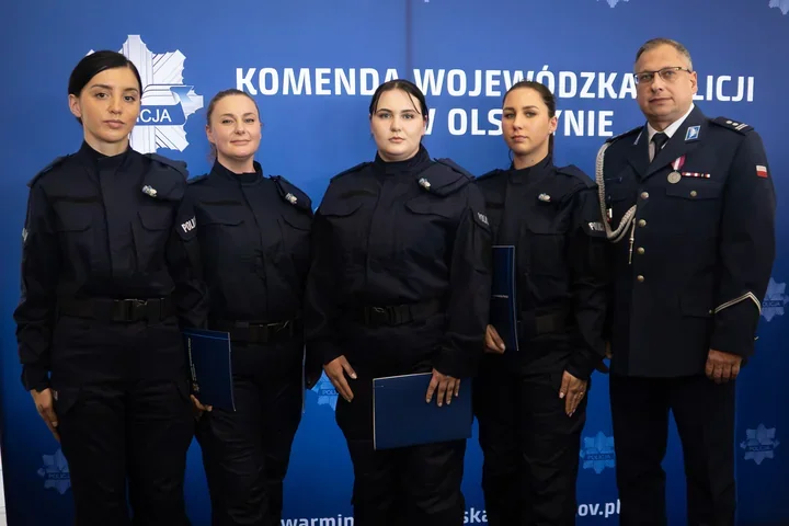 Cztery nowe policjantki w Giżycku. Garnizon dostał świeżą krew