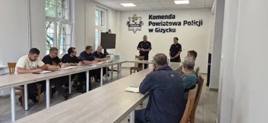 Przed sezonem spotkanie w Giżycku. Policja ustali zasady bezpieczeństwa meczów