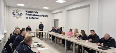 Policja i ośrodki pomocy uzgadniają działania przed zimą w Giżycku