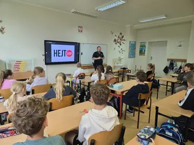 Wakacje pod lupą służb w Giżycku - uczniów uczono reakcji na zagrożenia