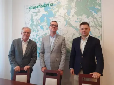 Wicestarosta z partnerskiego powiatu odwiedził Giżycko. Rozmawiano o współpracy